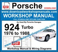Porsche 924 Service repair workshop manual